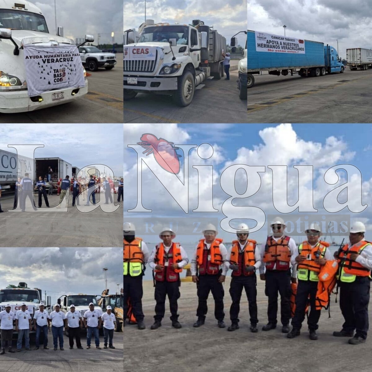 Tabasco envía 24 toneladas de ayuda humanitaria a familias afectadas en Veracruz 1 polish 20251015 2219230554076730497757386832