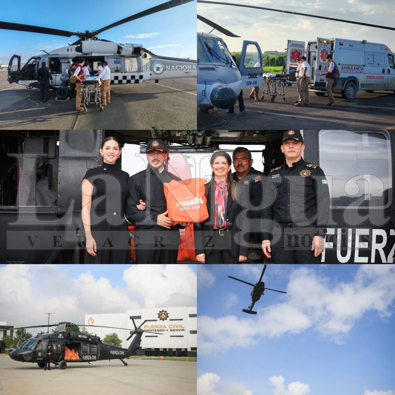 Nuevo León envía a la Fuerza Civil y mas apoyo humanitario a Veracruz.