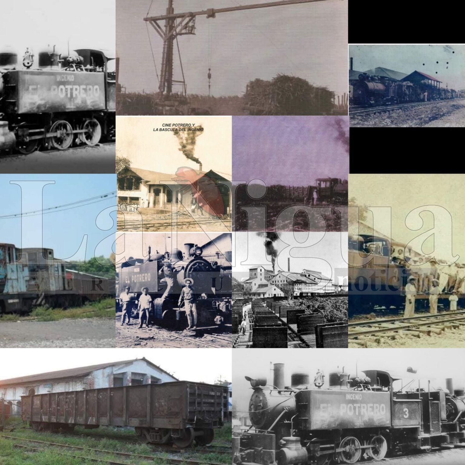 Historia del ferrocarril del Ingenio El Potrero.