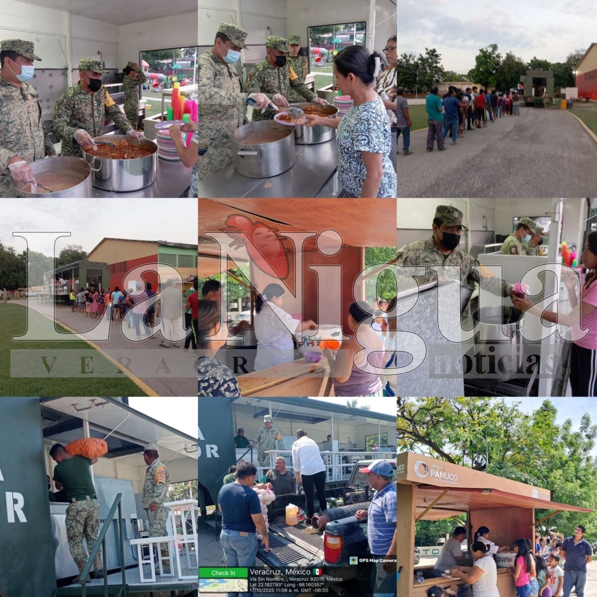 Cocina del Ejército y Pánuco atienden a familias higuenses. 1 polish 20251018 2154000704523969871620870574