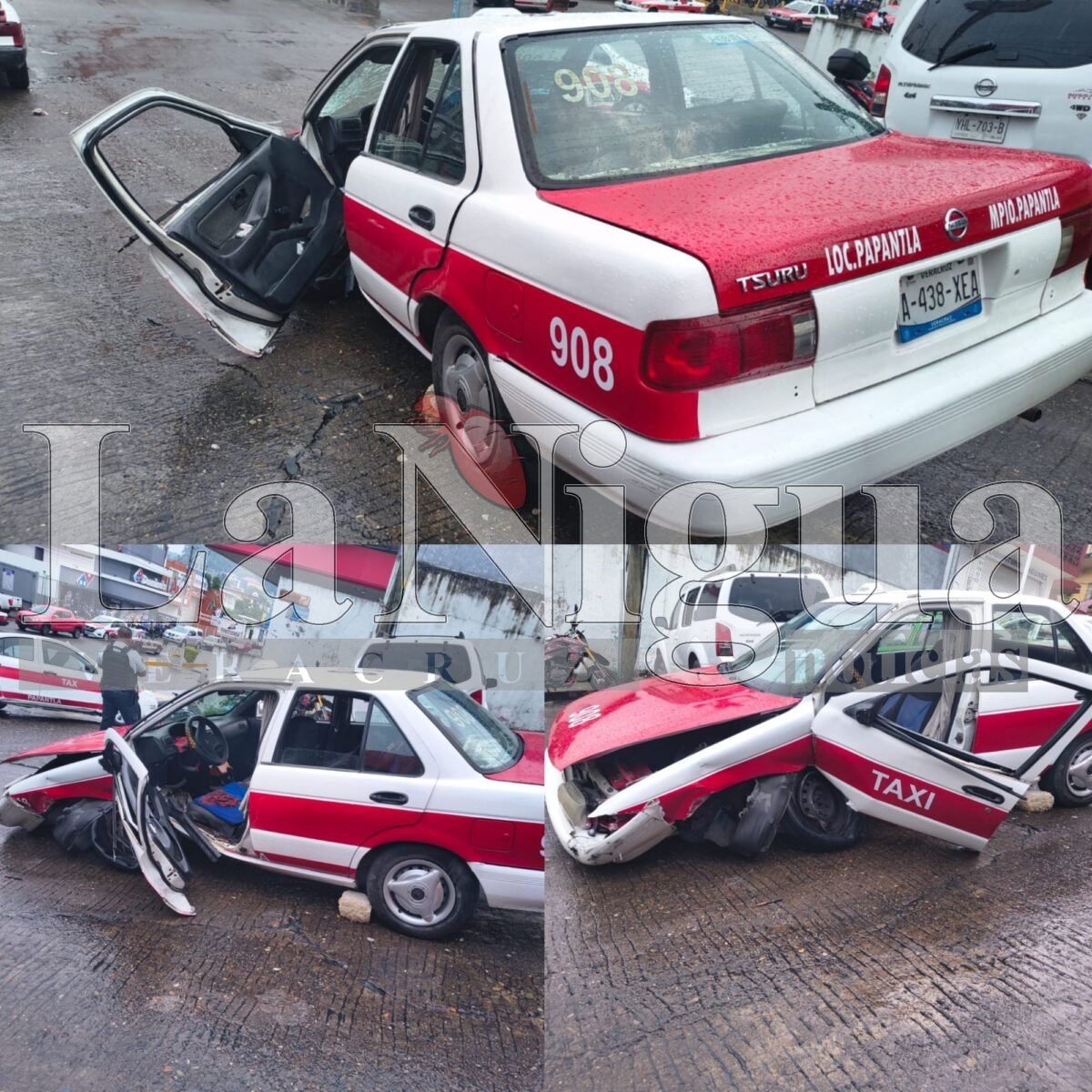 Taxi, sin frenos a punto de ocasionar una tragedia en Papantla 1 polish 20251020 1308360973648261750643525282
