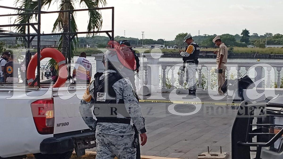Rescatan, el cuerpo del empleado municipal, en aguas del río en Tuxpan