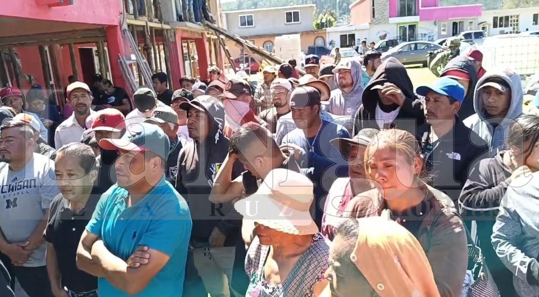 Llegan a acuerdos pobladores y autoridades tras muerte de policía estatal en Maltrata