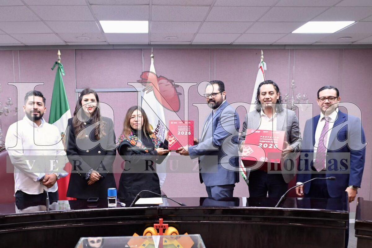 Recibe Congreso de Veracruz el proyecto de Presupuesto de Egresos 2026