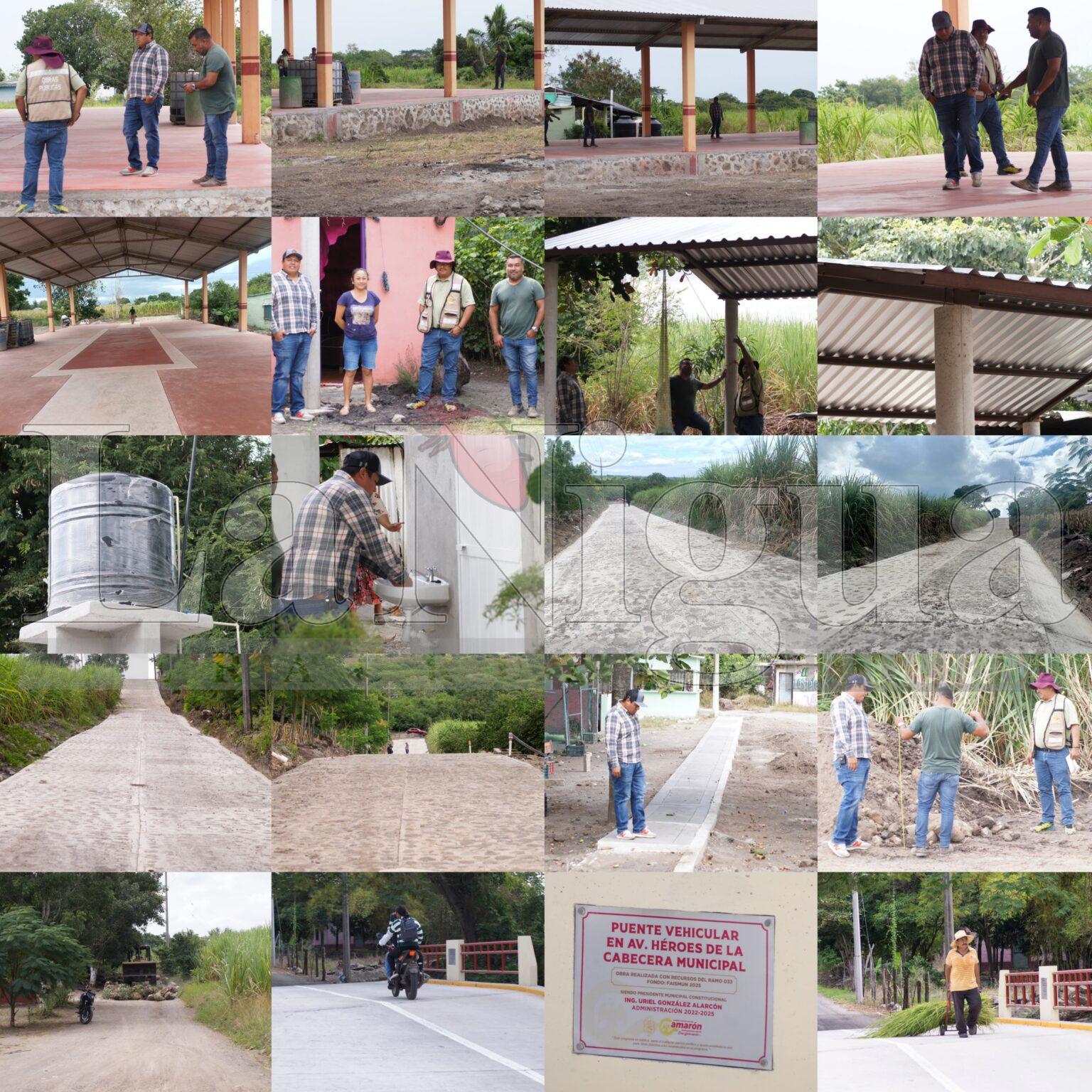 Ratifica alcalde de Camarón su compromiso con ciudadanos a dos meses de concluir su administración