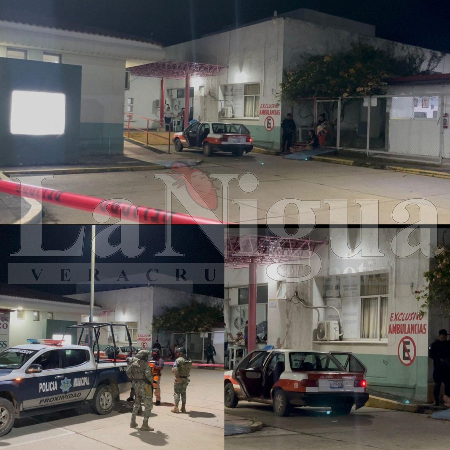 Joven muere en el hospital tras ser atacado a balazos en la zona rural de Acayucan.