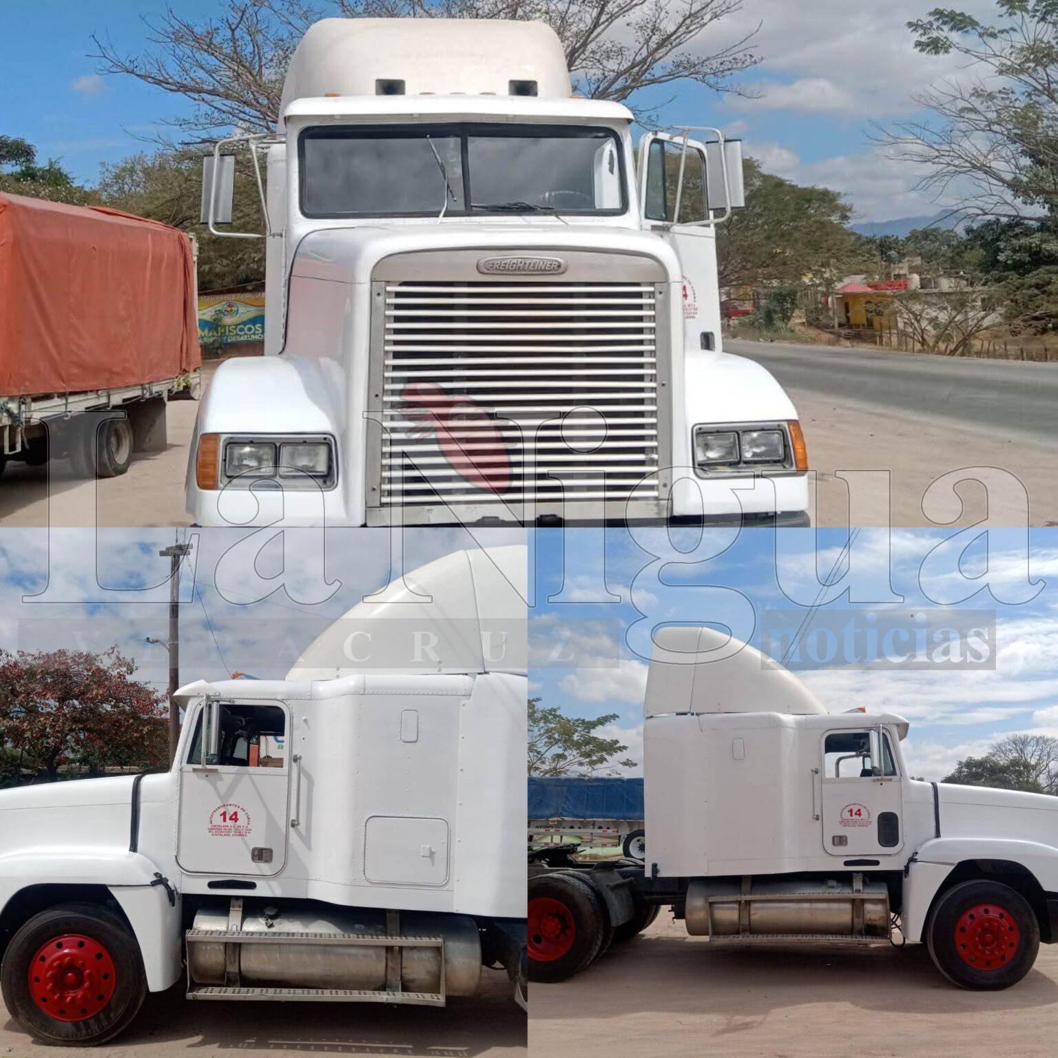 Roban tráiler con 35 toneladas de maíz en la súpercarretera Las Choapas–Ocozocoautla