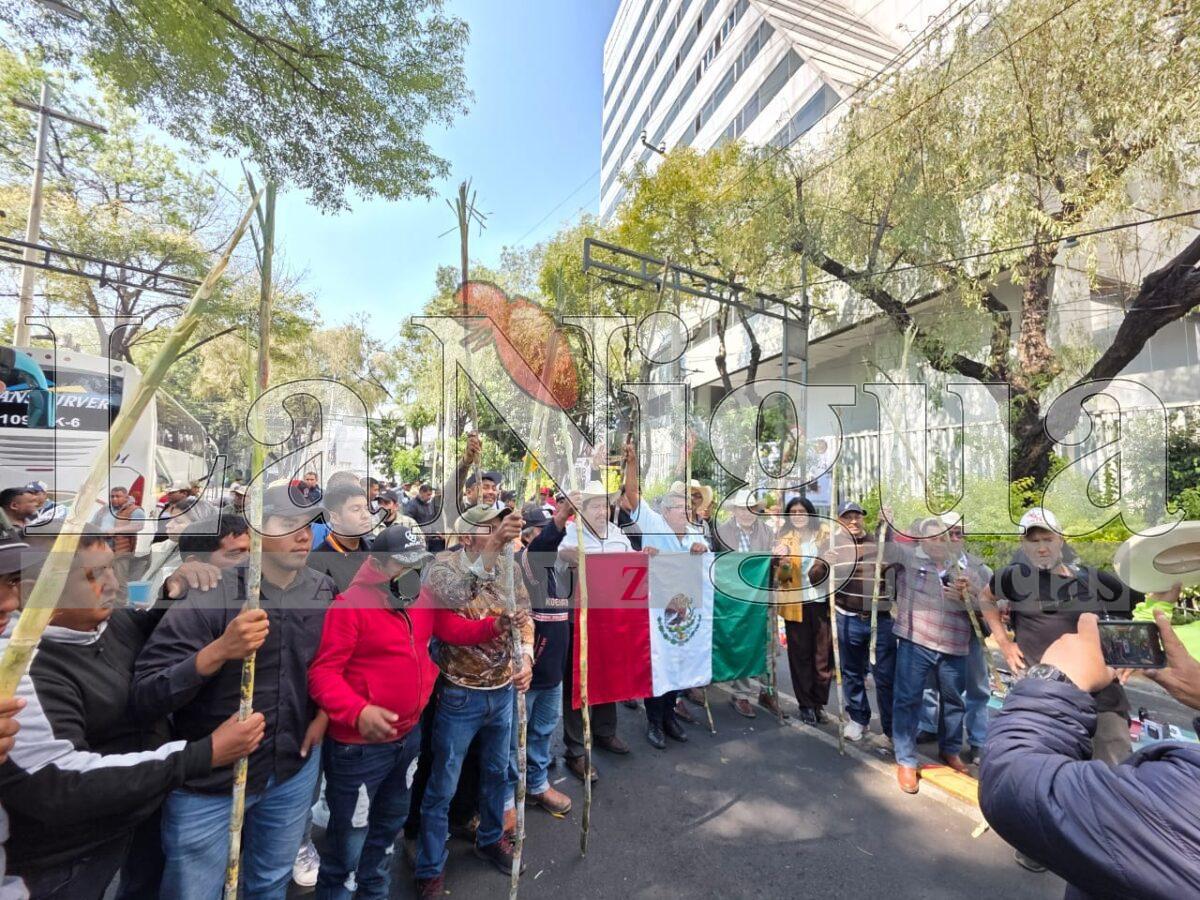 Cañeros logran acuerdos tras dos días de manifestaciones en Secretaría de Agricultura