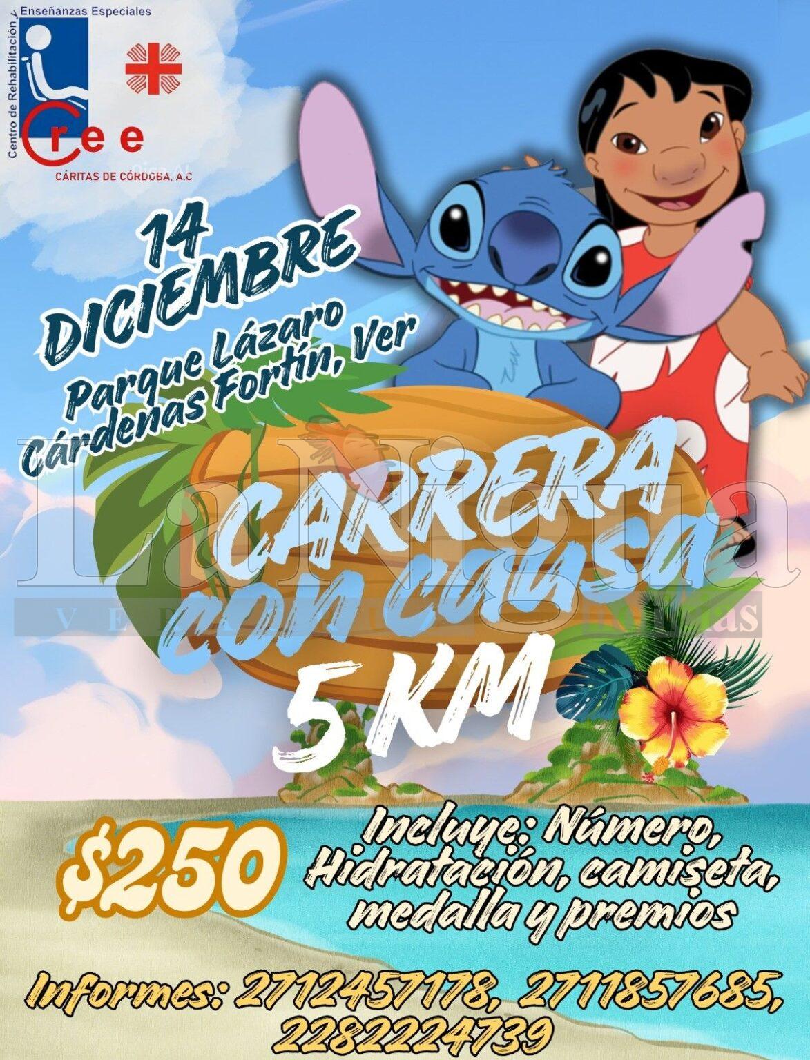 El 14 de diciembre, carreracon Causa Cree en Fortín