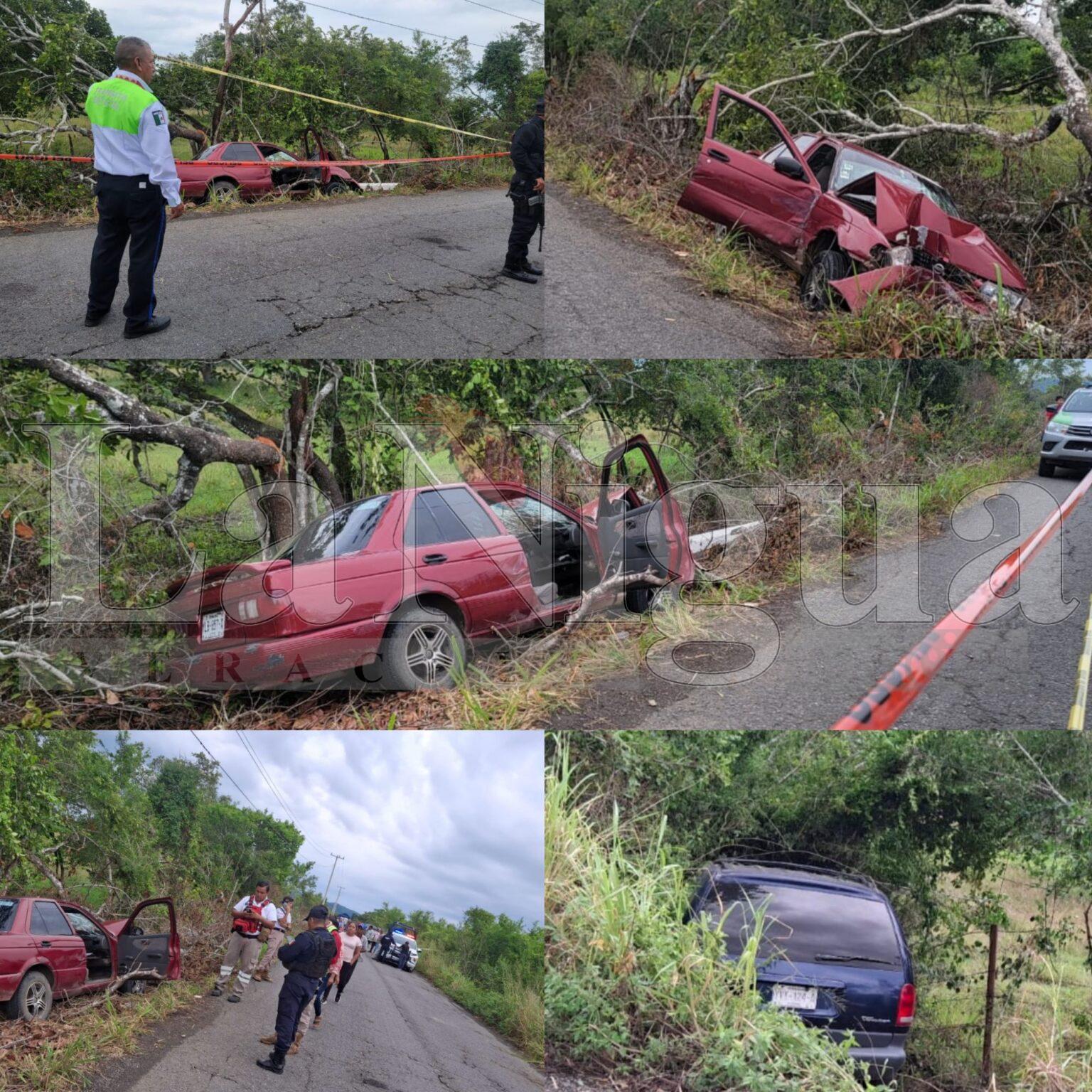 Fatídico accidente en Tecolutla