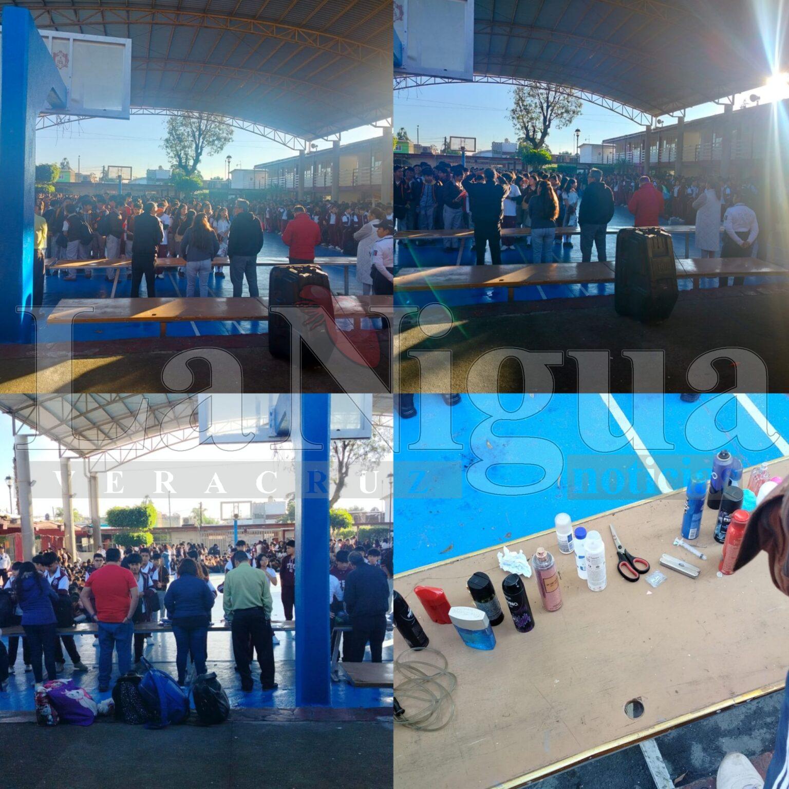 Realizan operativo mochila en la Secundaria Técnica No. 4