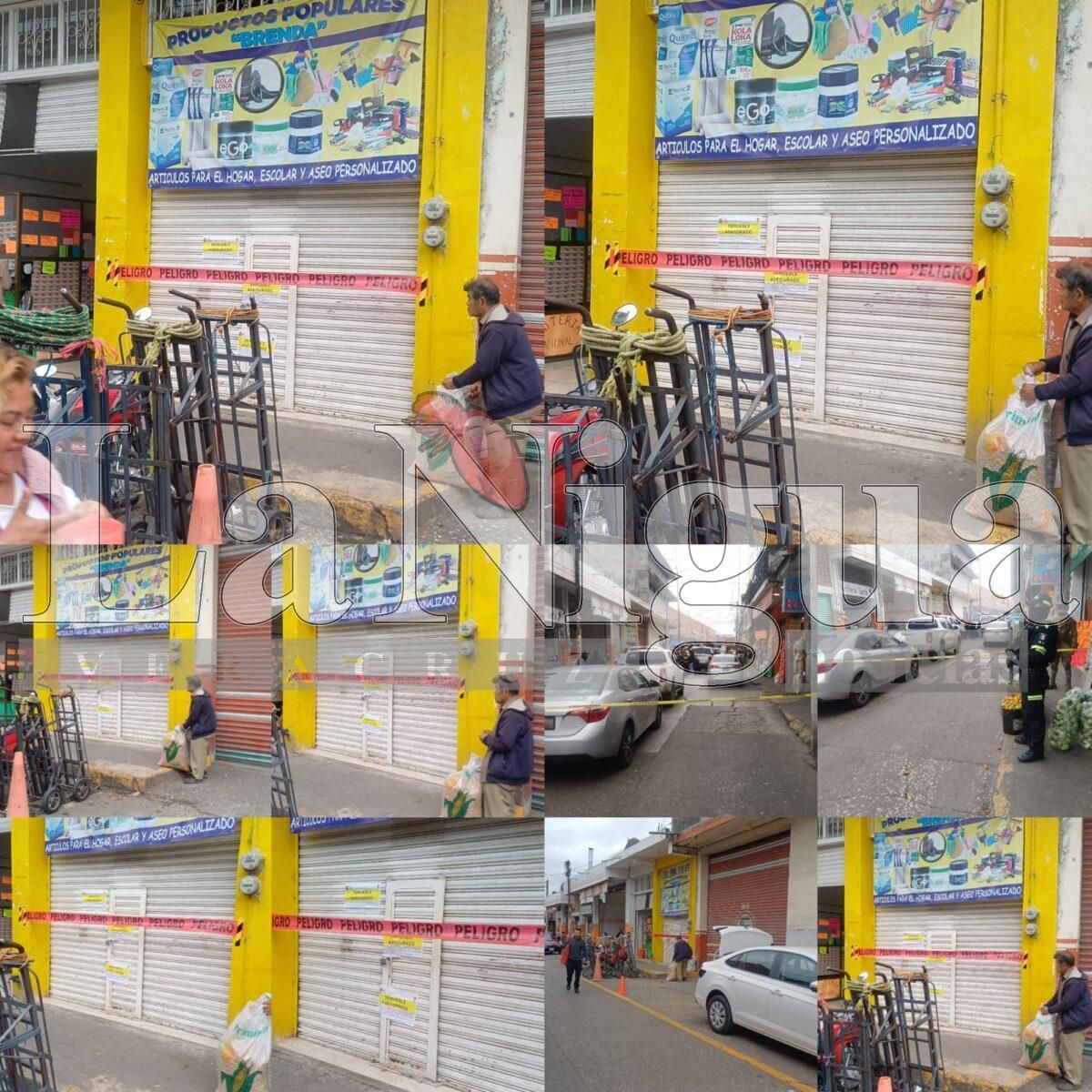 Realizan cateo en local comercial cerca del Mercado Revolución en Córdoba