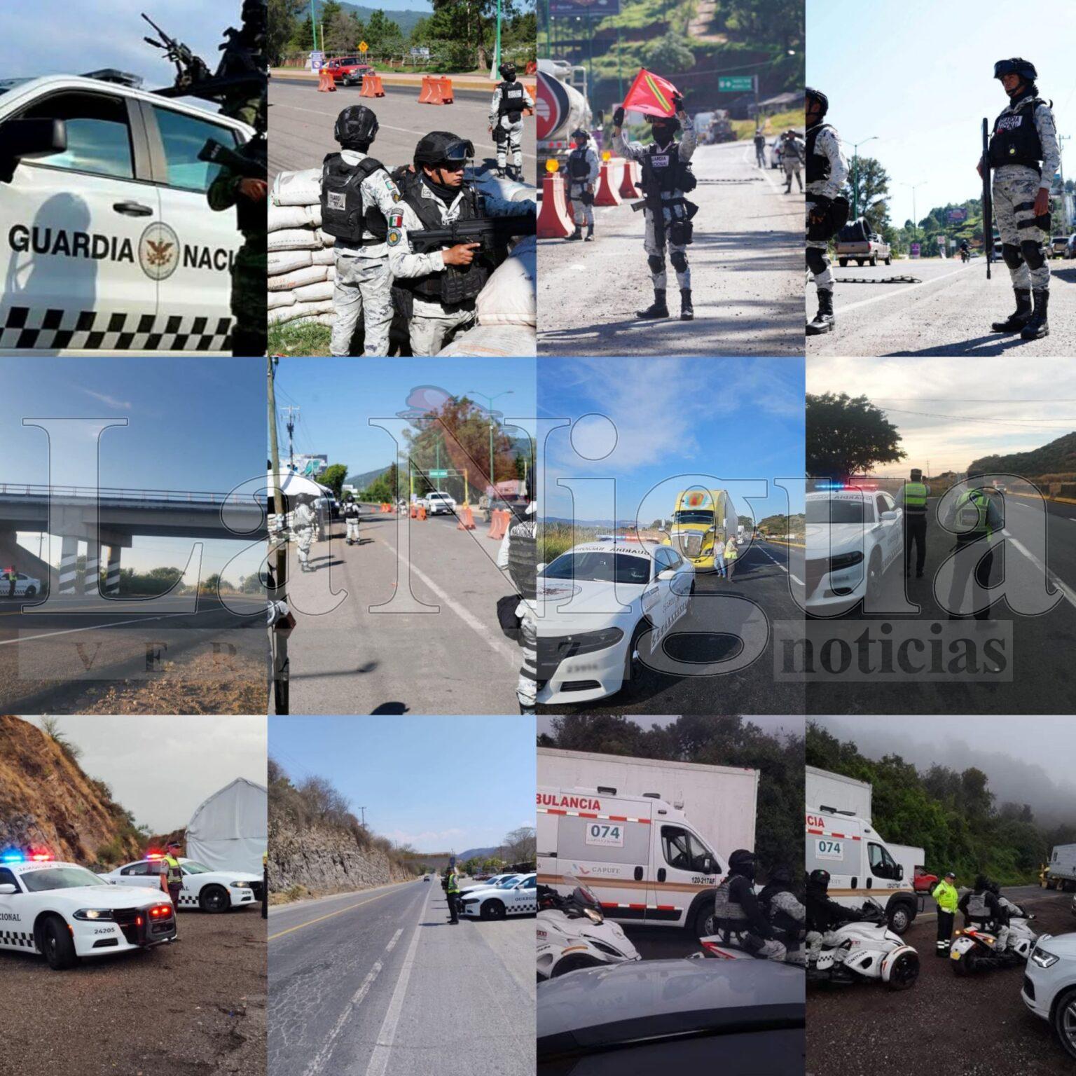 ROBAN ARMAS A ELEMENTOS DE LA GUARDIA NACIONAL EN LA AUTOPISTA PUEBLA–ORIZABA.