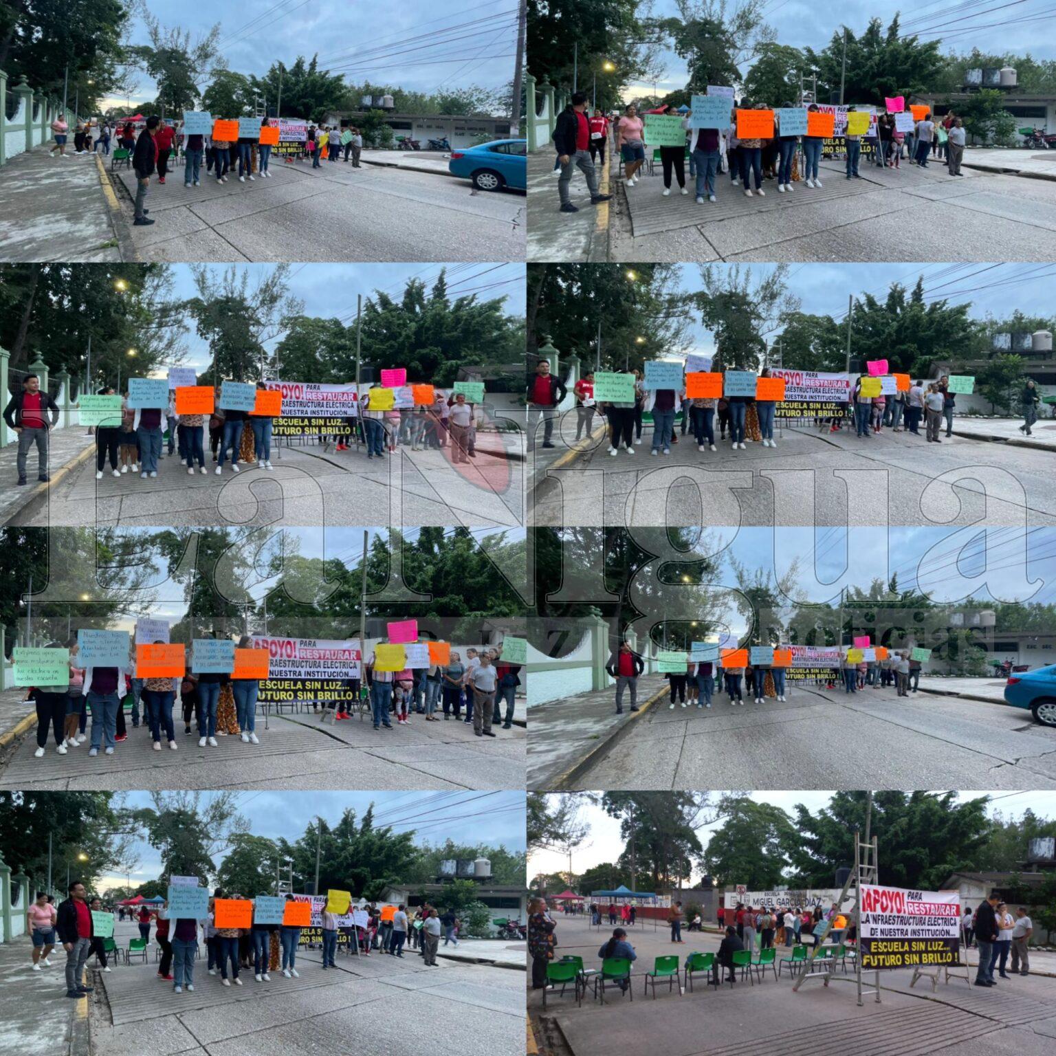 Bloquean avenida Reyes Azteca para exigir instalación de transformador eléctrico