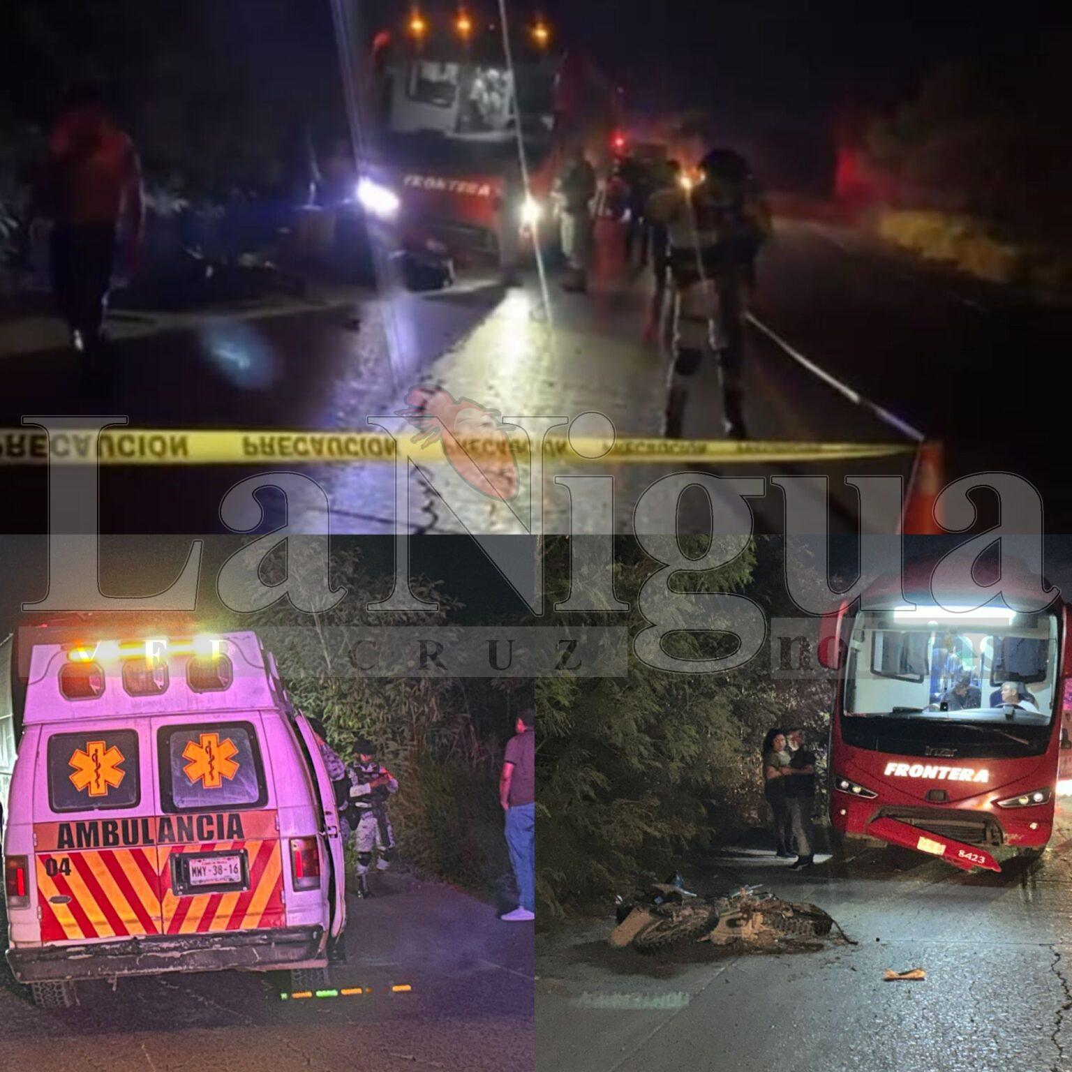 Pierde la vida un motociclista en Tihuatlán