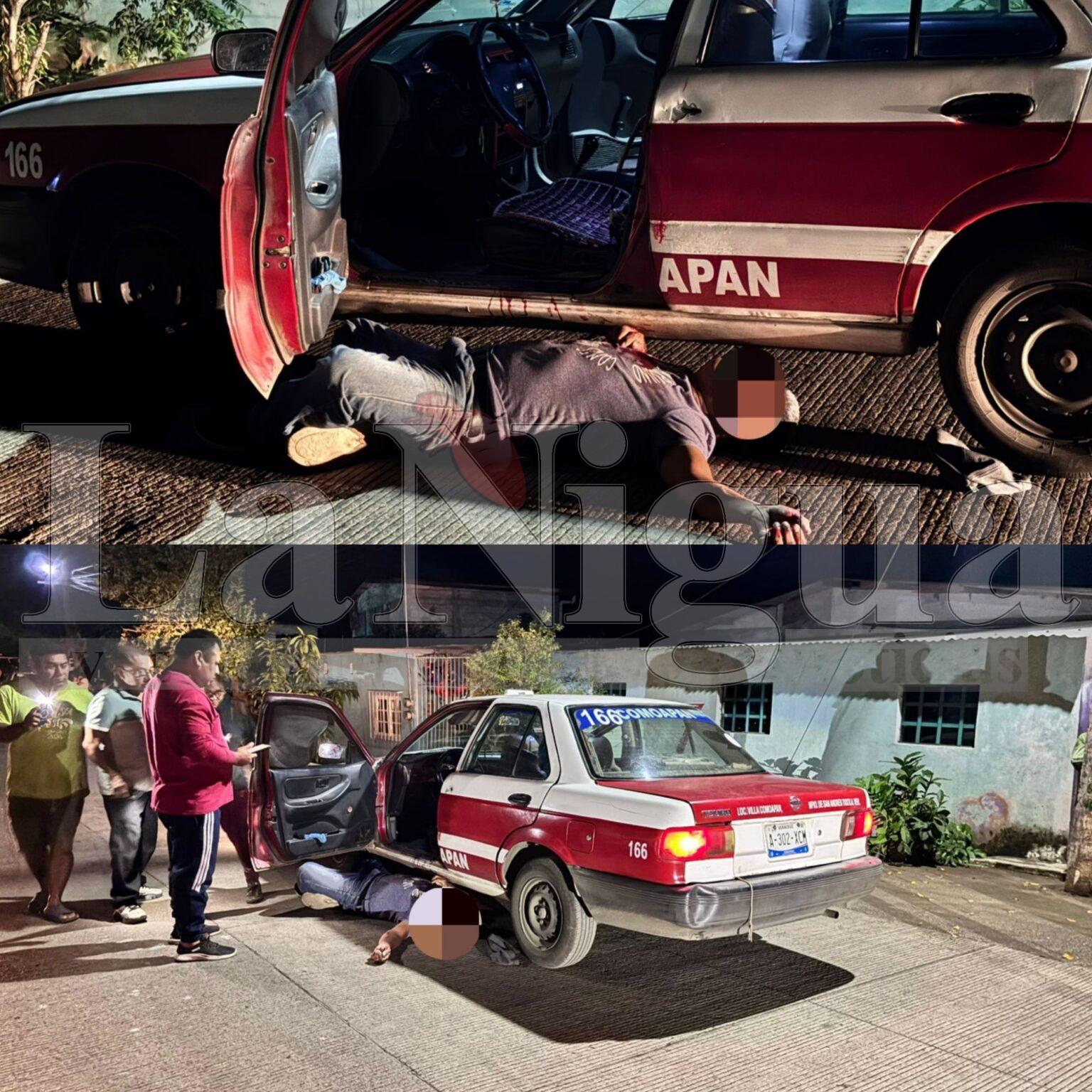 Ejecutan a taxista en la carretera estatal Sihuapan – Comoapan en San Andrés Tuxtla