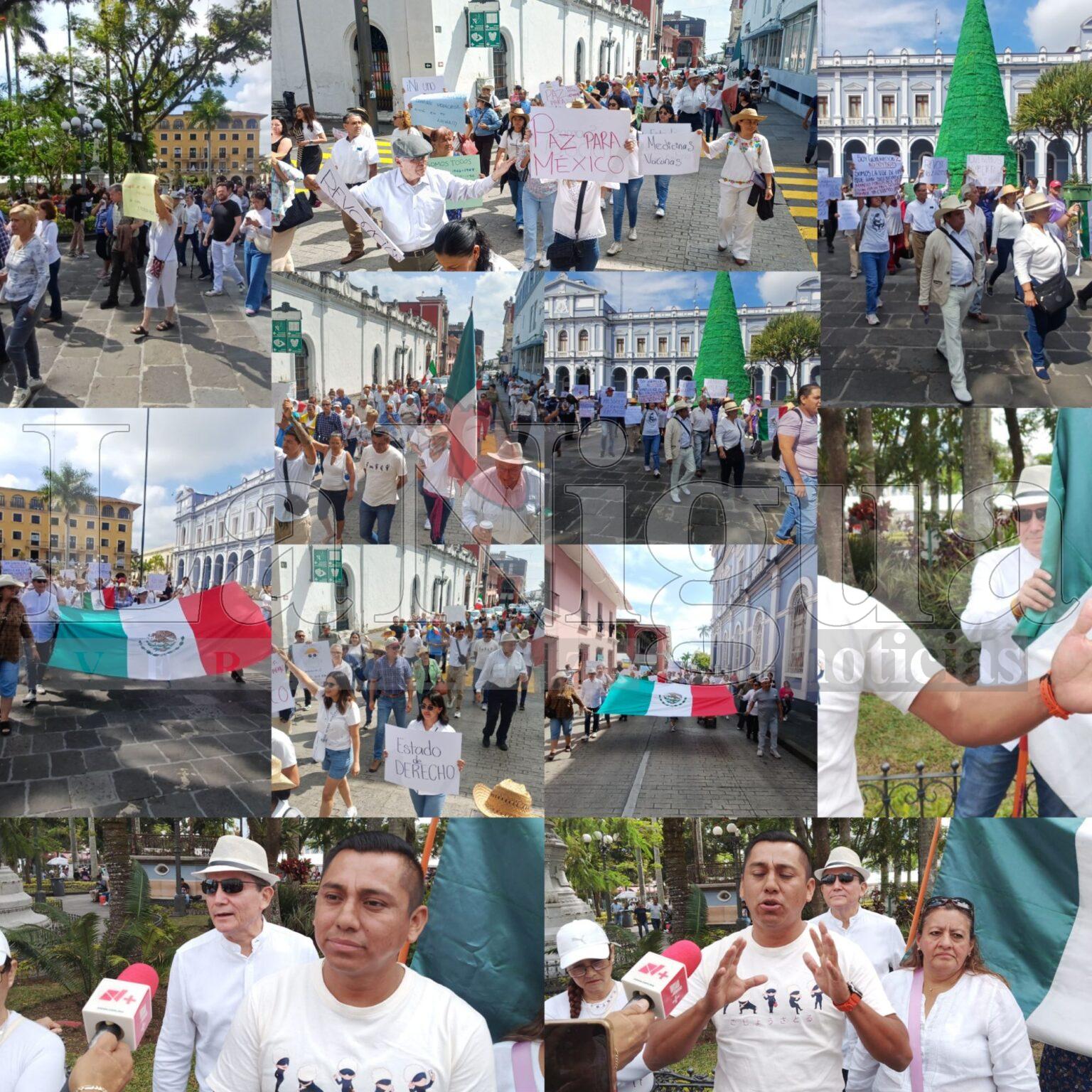 Marcha en Córdoba: Ciudadanos de diferentes generaciones se unen por un México mejor