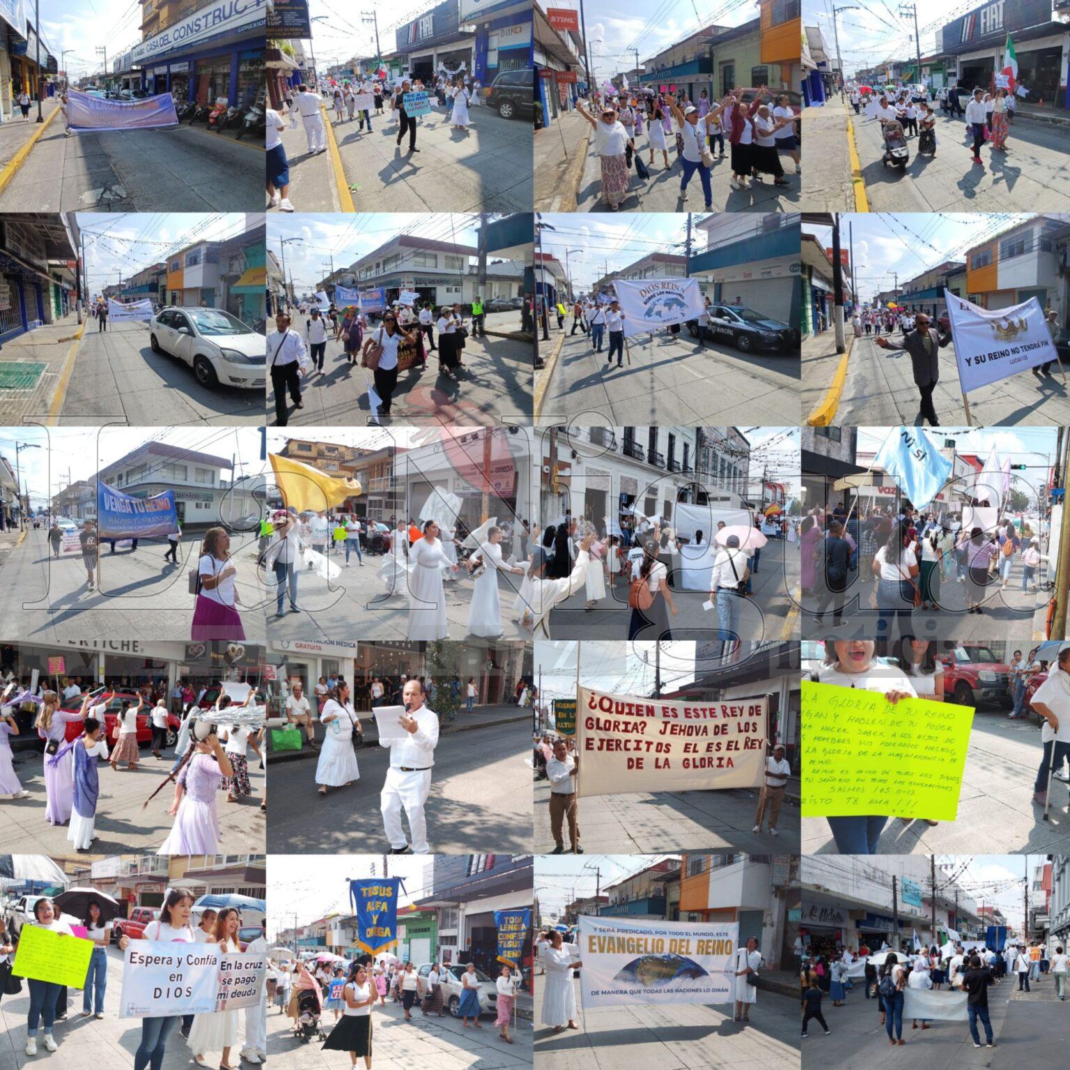 Marcha por la Paz reúne a cientos de fieles en Córdoba; concluye con acto religioso en el Zócalo