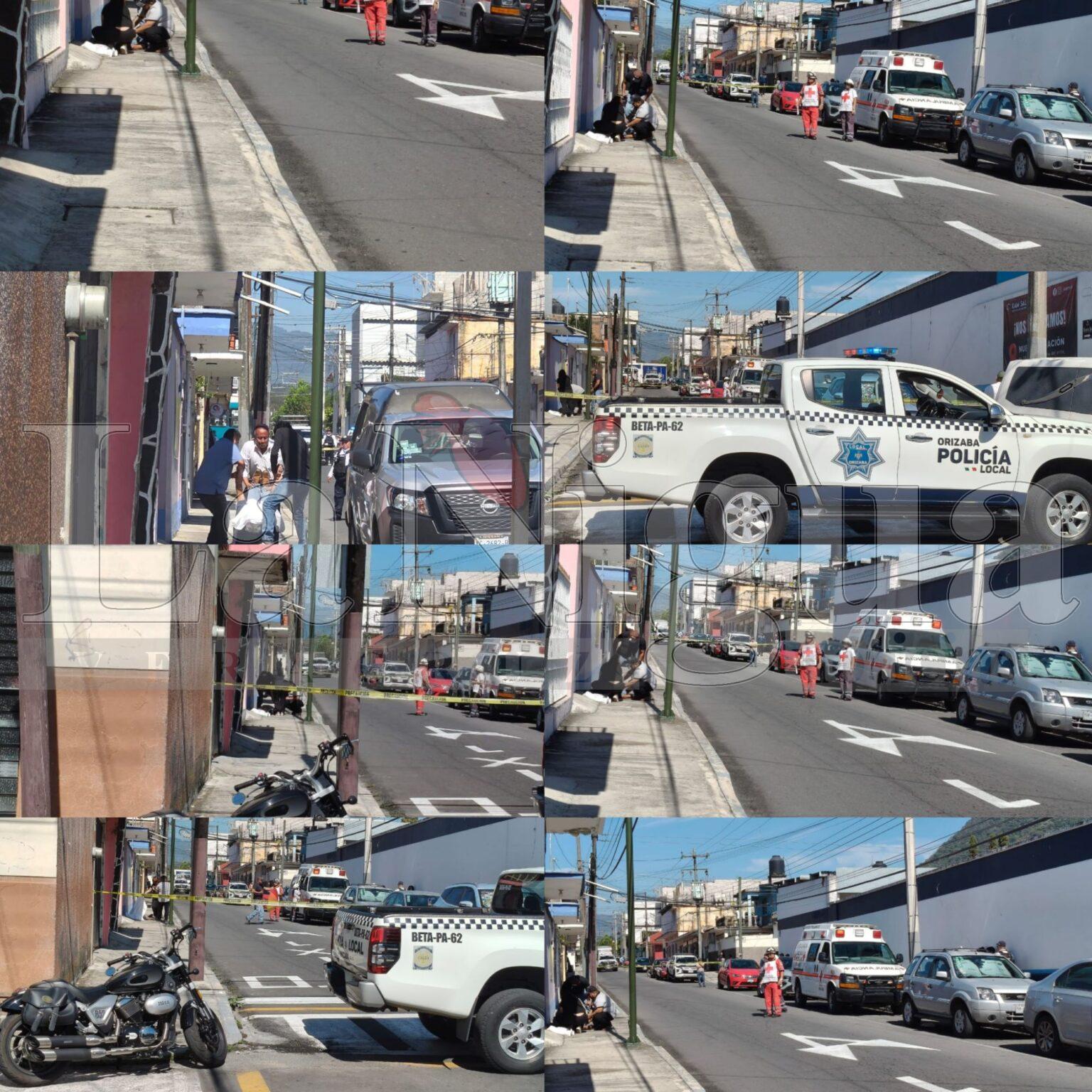 Hombre muere de manera repentina mientras caminaba en calles de Orizaba