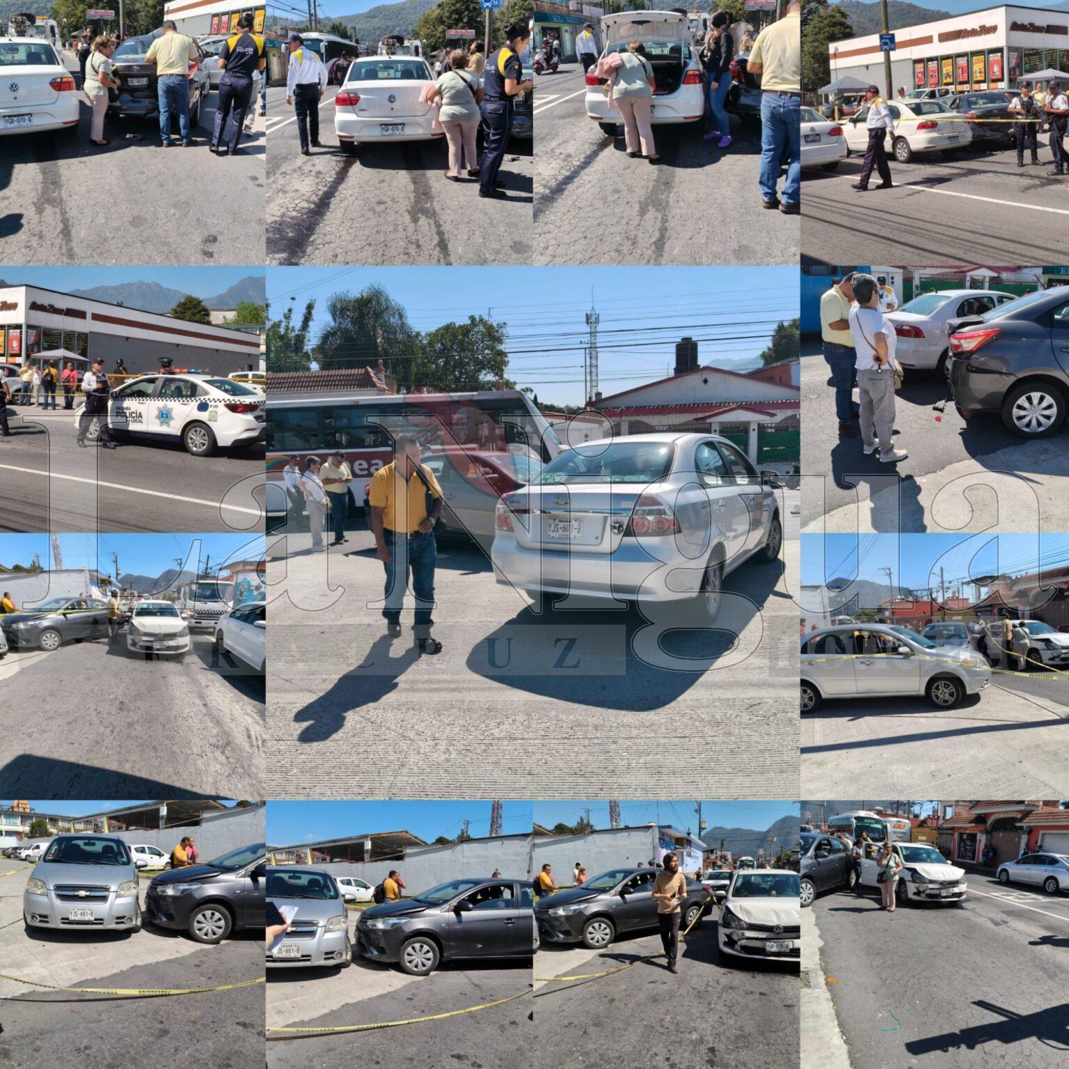 Nueva carambola en Orizaba; segunda de la jornada en plena ola de accidentes viales