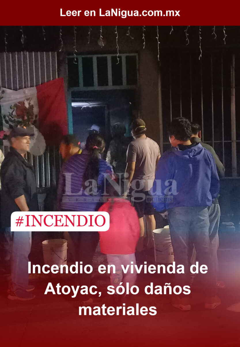 Vecinos apagan incendio de vivienda en Potrero Nuevo