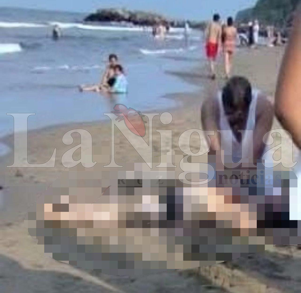 Muere persona ahogada en playas de la Barra de Sontecomapan, en Catemaco.