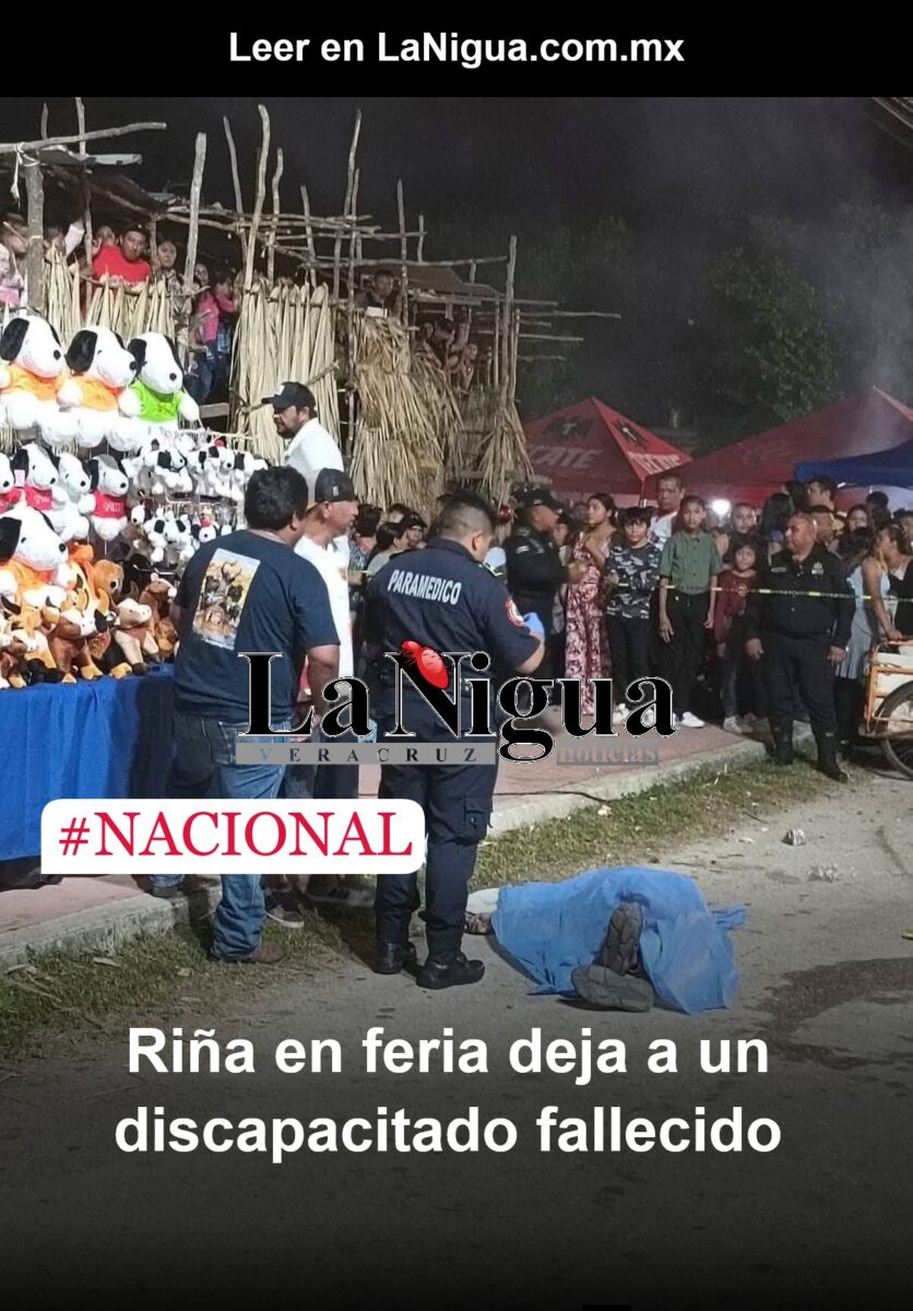 Riña en feria deja a un discapacitado fallecido