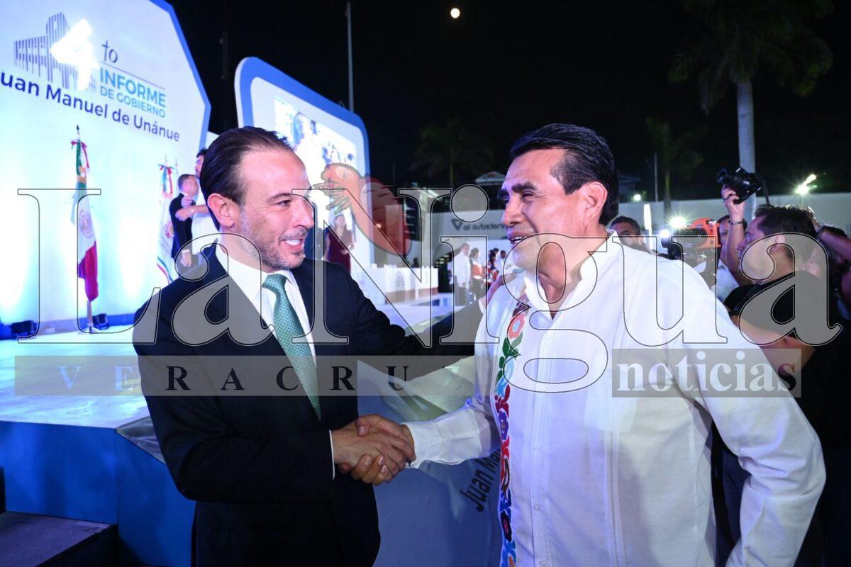 Asiste diputado Esteban Bautista a informe de labores en Boca del Río