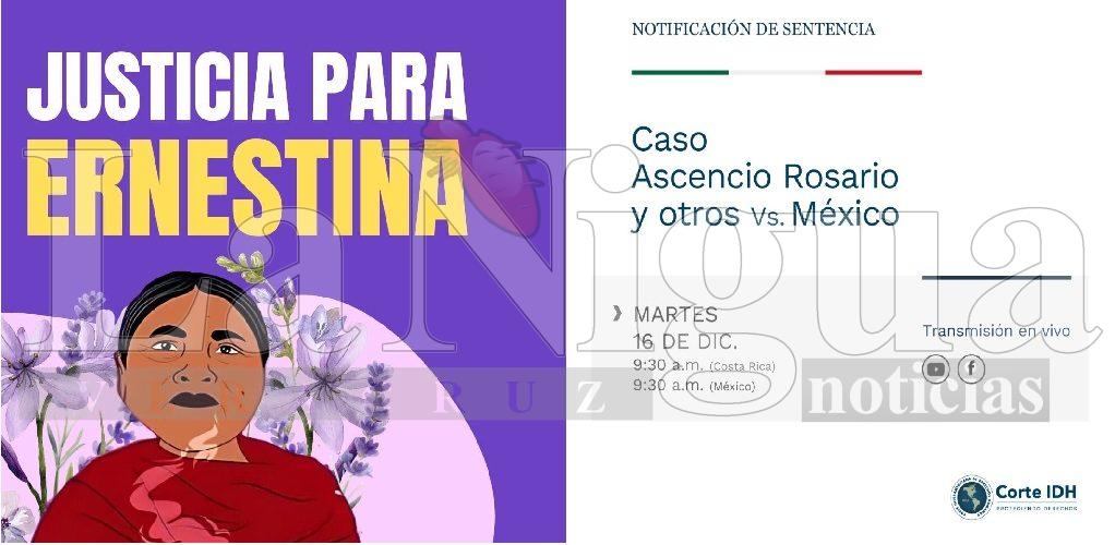CASO ERNESTINA ASCENCIO ROSARIO, DEFINE ESTA MAÑANA DE MARTES LA CORTE INTERAMERICANA