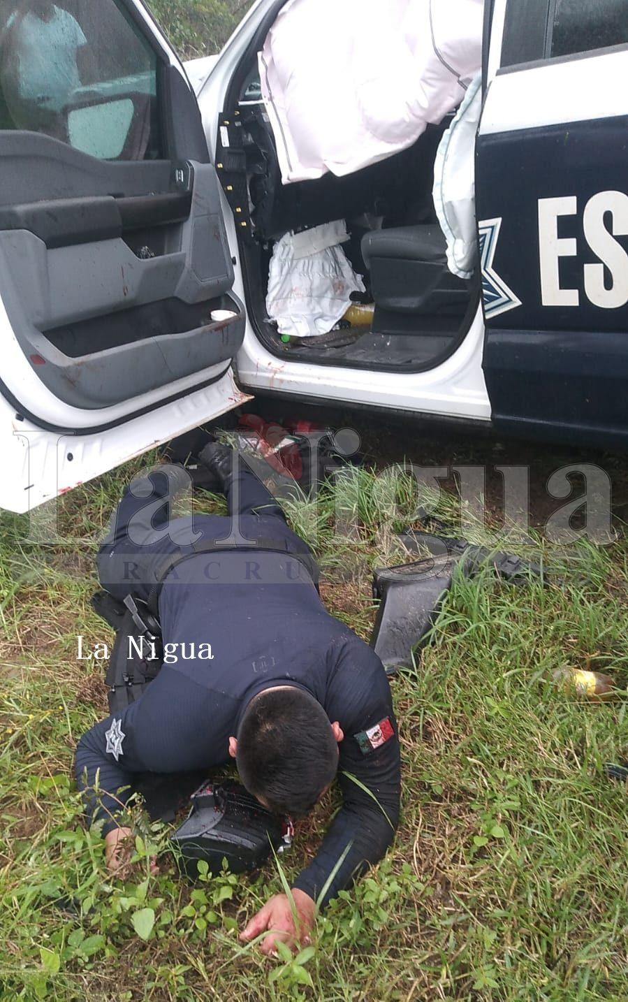 Choca patrulla SSP vs camioneta particular. 1 persona muer3. Cinco lesionados. Imágenes sensibles