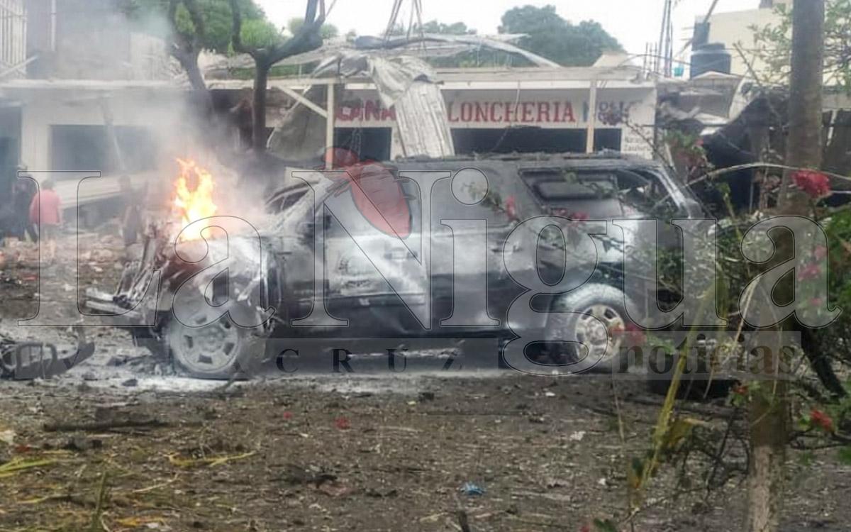 Asciende a 6 el número de muertos tras explosión de coche bomba en Coahuayana; Michoacán