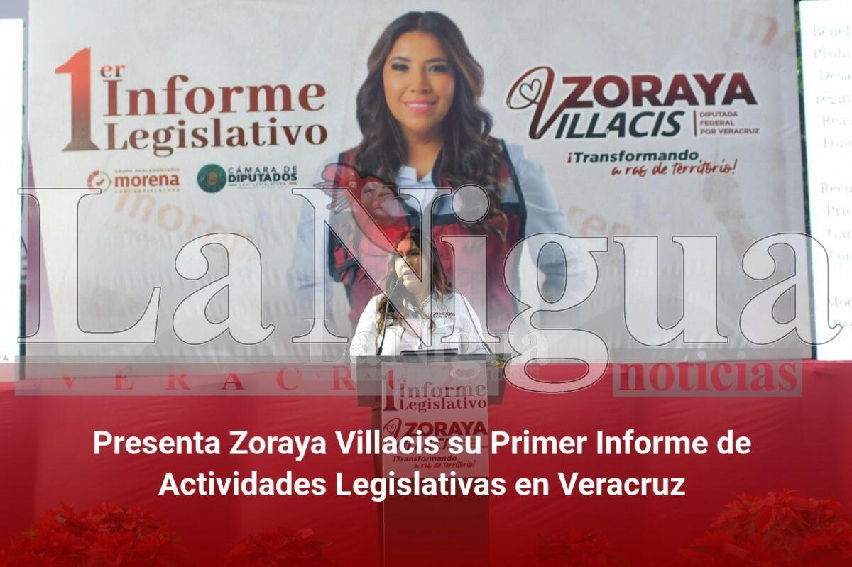 Presenta Zoraya Villacis su Primer Informe de Actividades Legislativas en Veracruz