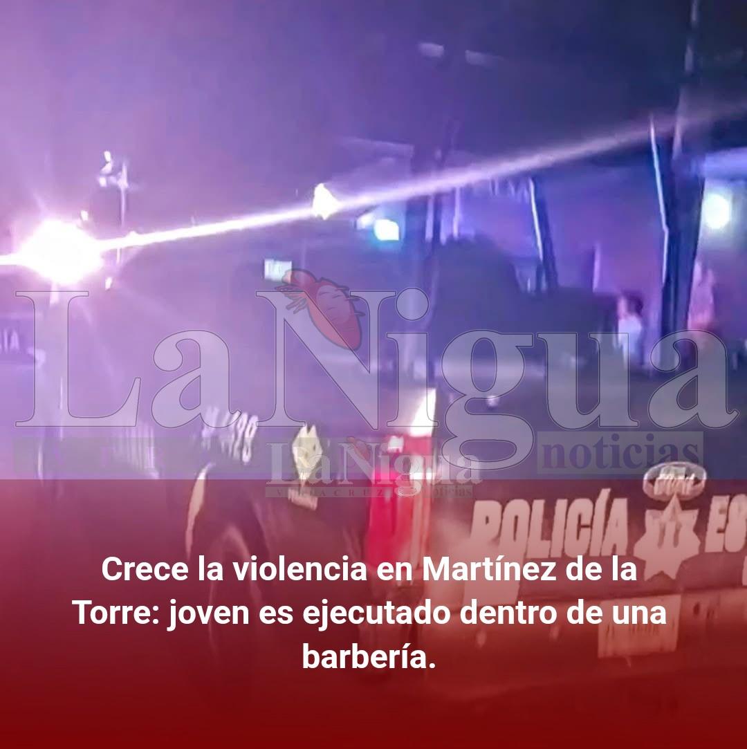 Crece la violencia en Martínez de la Torre: joven es ejecutado dentro de una barbería.
