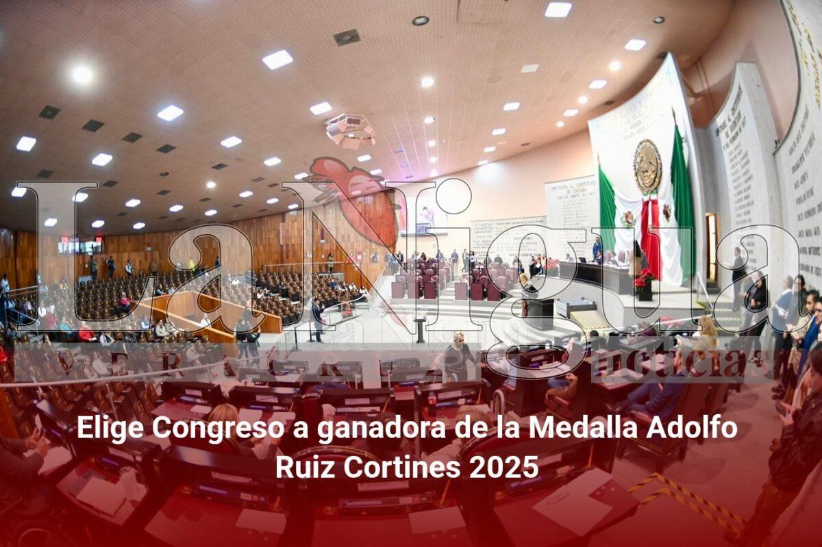 Elige Congreso a ganadora de la Medalla Adolfo Ruiz Cortines 2025