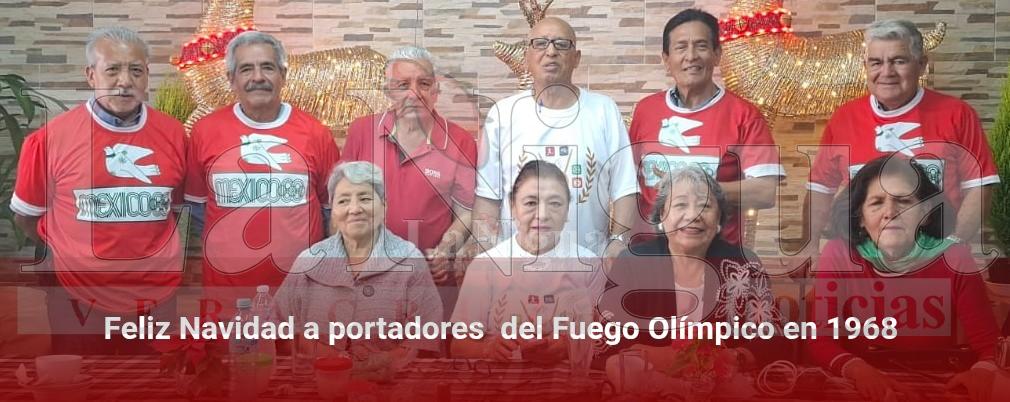 Feliz Navidad a portadores del Fuego Olímpico en 1968