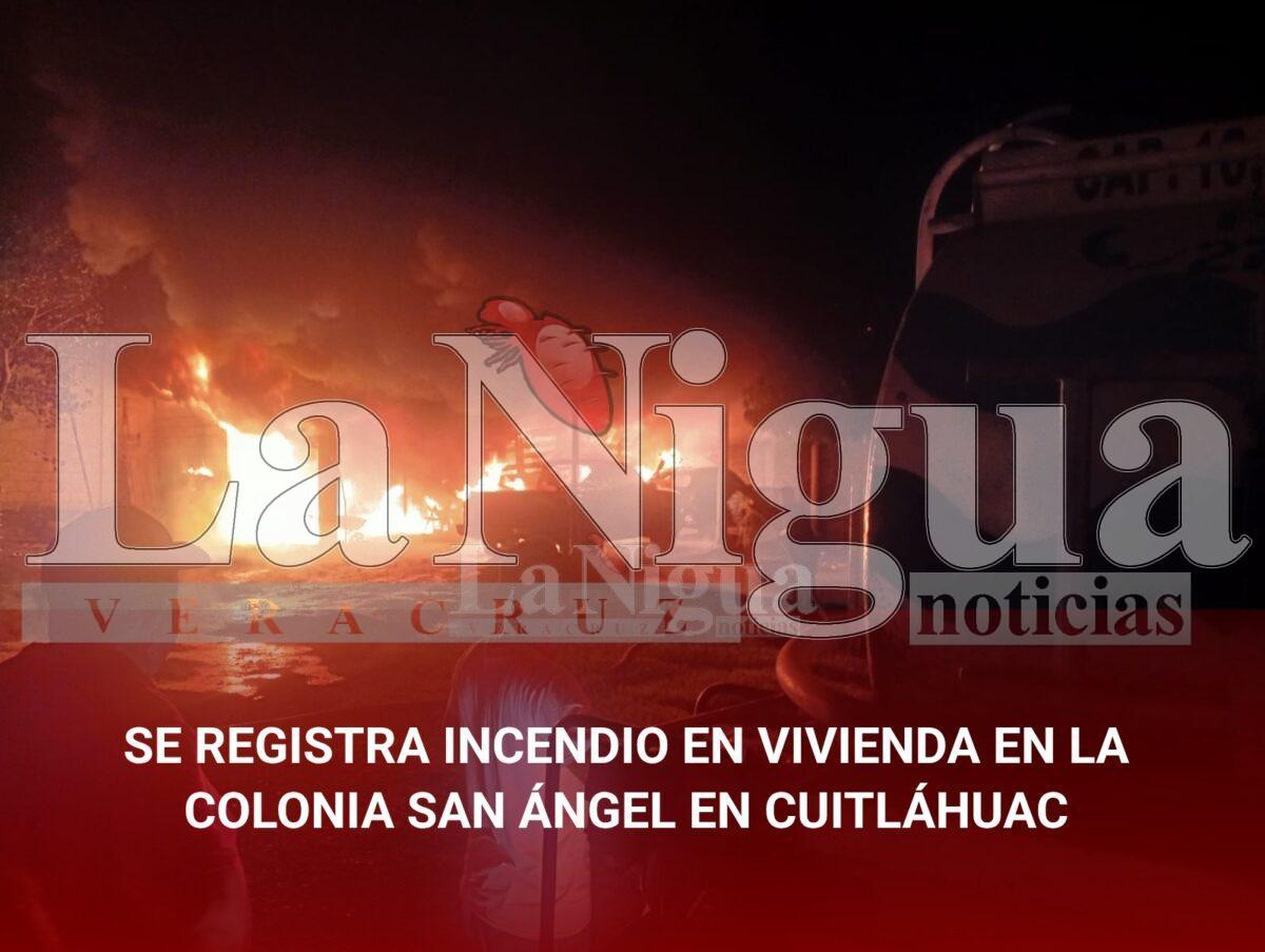 SE REGISTRA INCENDIO EN VIVIENDA EN LA COLONIA SAN ÁNGEL EN CUITLÁHUAC