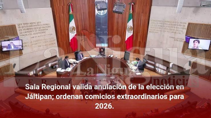 Sala Regional valida anulación de la elección en Jáltipan; ordenan comicios extraordinarios para 2026.