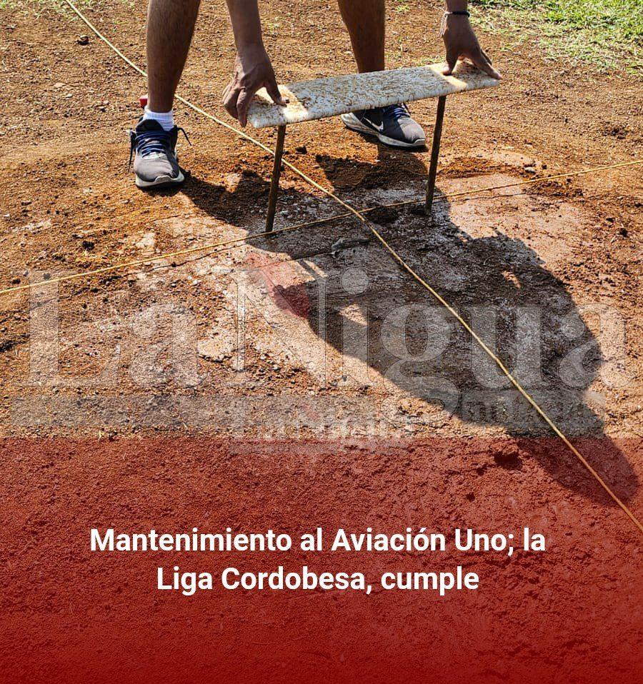 Mantenimiento al Aviación Uno;la Liga Cordobesa, cumple