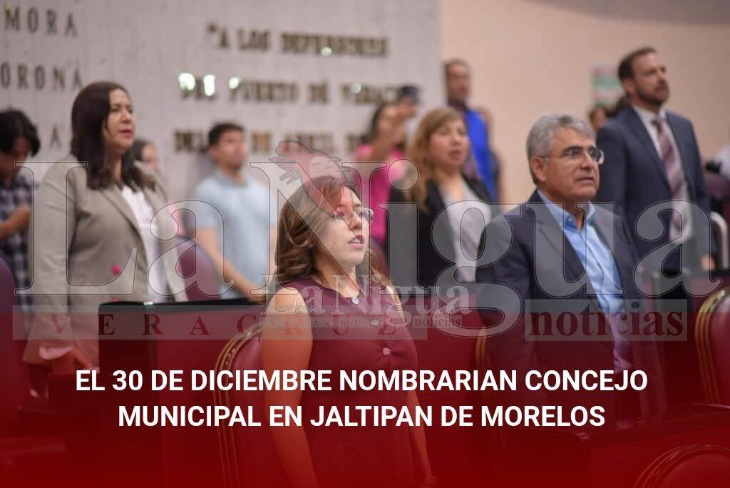 EL 30 DE DICIEMBRE NOMBRARIAN CONCEJO MUNICIPAL EN JALTIPAN DE MORELOS