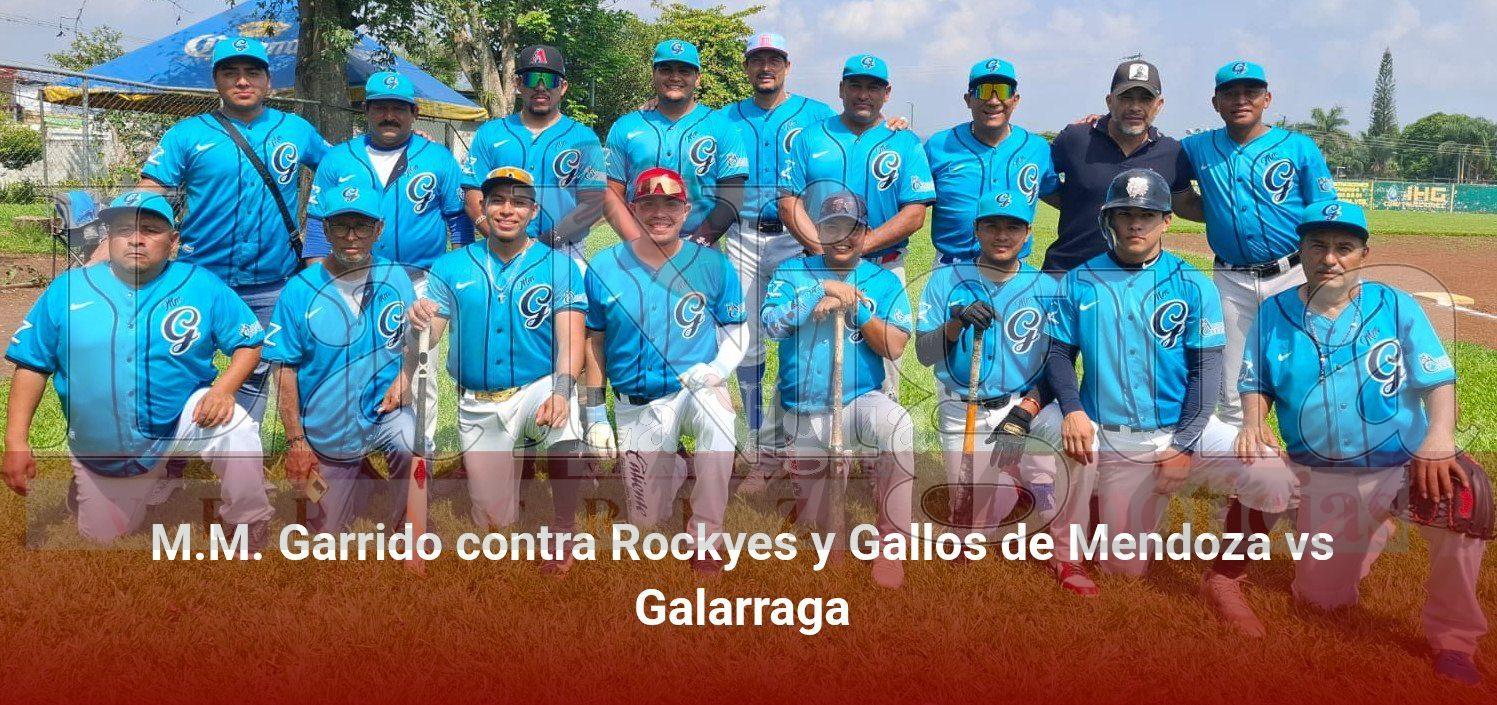 M.M. Garrido contra Rockyes yGallos de Mendoza vs Galarraga