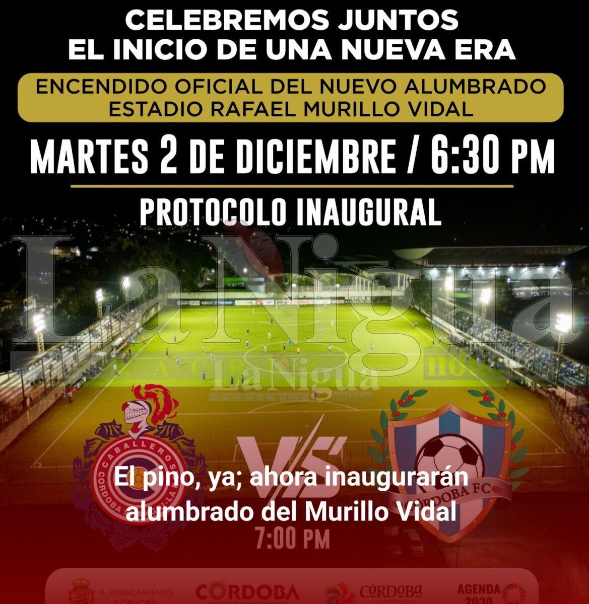 El pino, ya; ahora inauguraránalumberado del Murillo Vidal