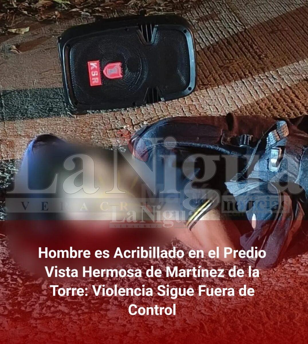 Hombre es Acribillado en el Predio Vista Hermosa de Martínez de la Torre: Violencia Sigue Fuera de Control
