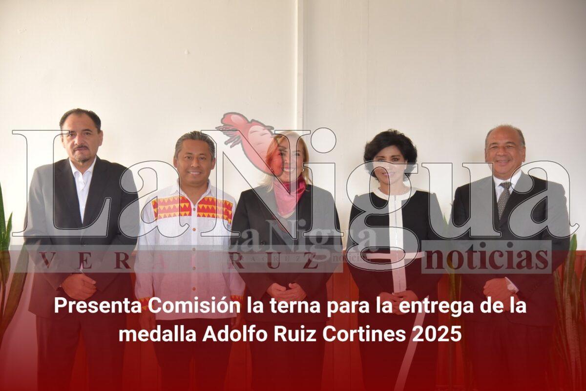 Presenta Comisión la terna para la entrega de la medalla Adolfo Ruiz Cortines 2025