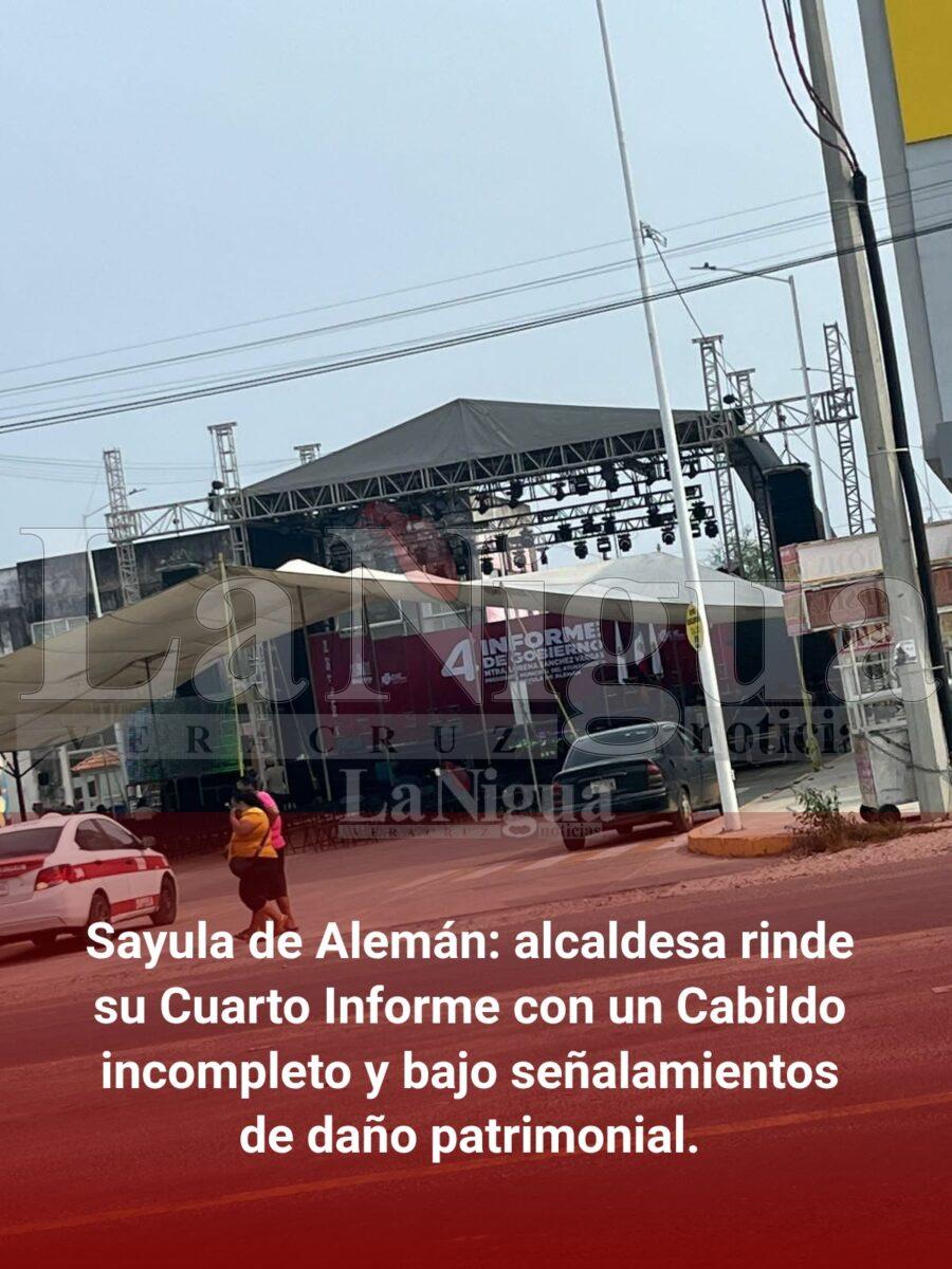 Sayula de Alemán: alcaldesa rinde su Cuarto Informe con un Cabildo incompleto y bajo señalamientos de daño patrimonial.