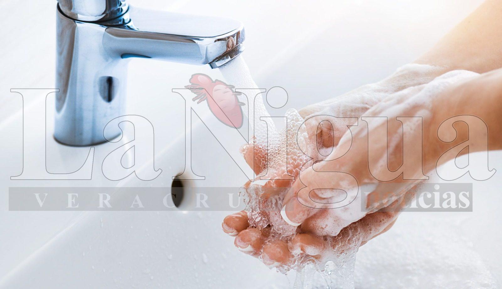 Refuerza IMSS Veracruz Sur lavado de manos