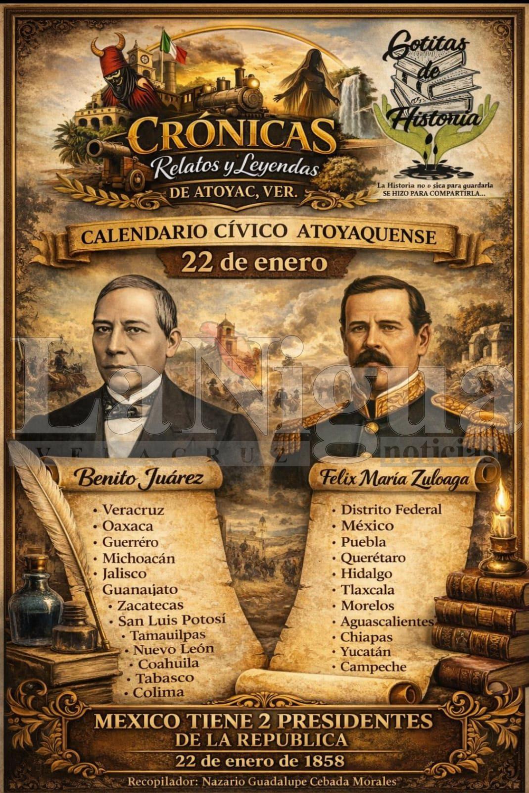 EFEMÉRIDES NACIONALES: MÉXICO TIENE DOS PRESIDENTES.