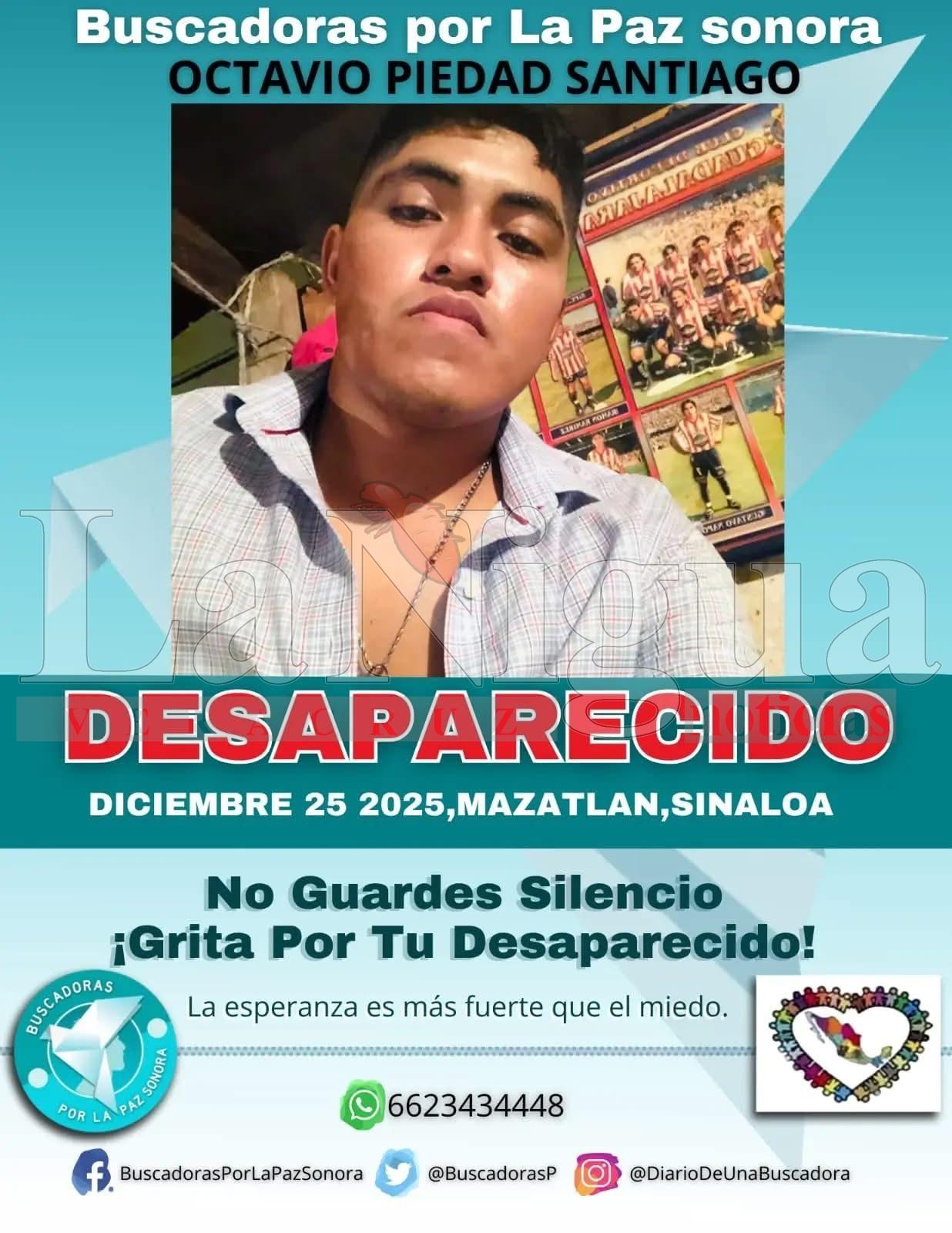 Marino veracruzano se encuentra desaparecido en Mazatlán; familiares piden apoyo a la Presidenta a más de 10 días sin saber de él.