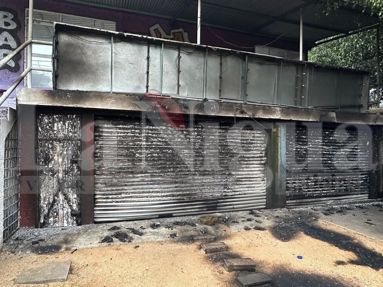 Incendian oficinas de la Unión Local de Productores de Caña de Azúcar de Los Tuxtlas