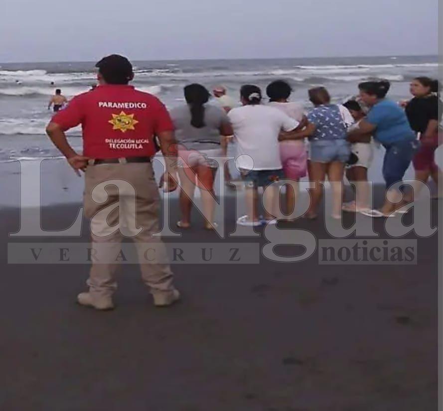 Eran hermanos las personas ahogadas en playas de Tecolutla