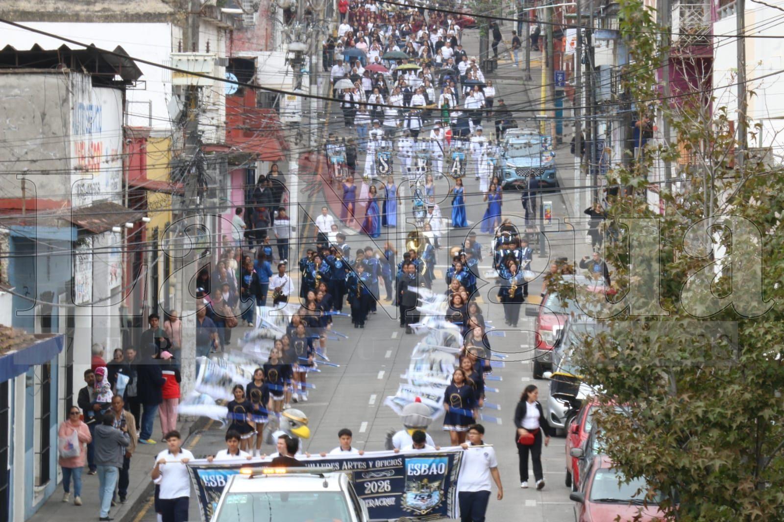 Con desfile conmemorativo, la ESBAO inicia festejos por 155 años de historia viva